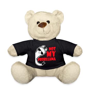 Lama Cool Sonnenbrille Not My Problama Peace Hand - Teddy - Schwarz - Vorne