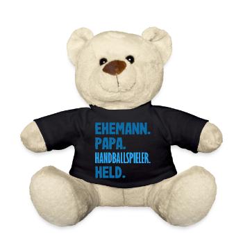 Handball Joueurs Handball Handball Cadeaux - Nounours - noir - Devant