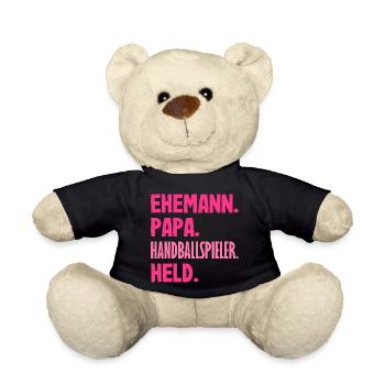 Handball Joueurs Handball Handball Cadeaux - Nounours - noir - Devant
