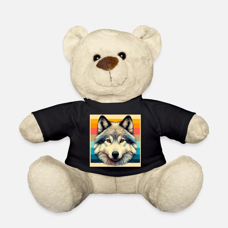 Wolf - Teddy Bear - black