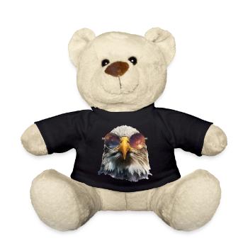 Adler Brille Weltall - Teddy - Schwarz - Vorne