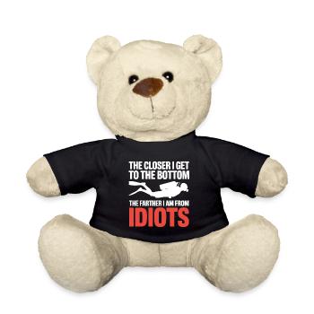 Tieftauchgang: Näher und weiter von Idioten entfernt - Teddy - Schwarz - Vorne