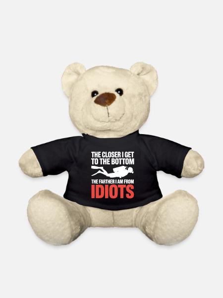 Bottom Dive: Closer Farther from Idiots - Teddy Bear - black