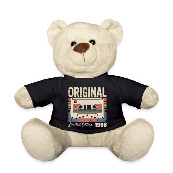 28ème anniversaire - Cadeau Vintage 1998 - Nounours - noir - Devant
