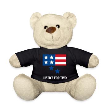 Justice For Two - Teddy Bear - black - Front