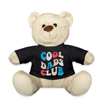 Cool Dads Club Geschenk Papa 2026 - Teddy - Schwarz - Vorne