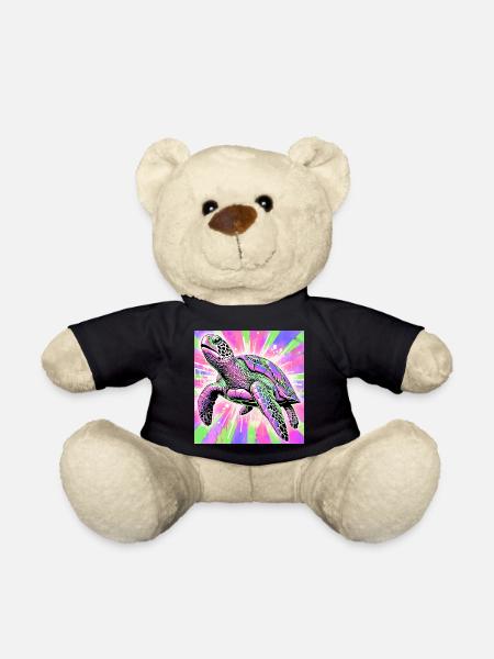 Schildkröte - Teddy - Schwarz