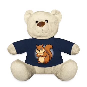 Eichhörnchen Eichhorn Eichhörnchenliebhaber Nager - Teddy - French Navy - Vorne