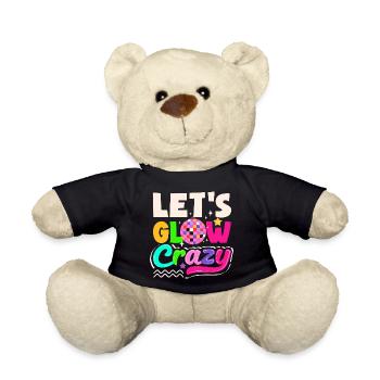 Retro Back to the 80s Vintage Design - Teddy - Schwarz - Vorne