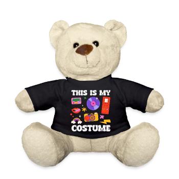 Retro Back to the 80s Vintage Design - Teddy - Schwarz - Vorne