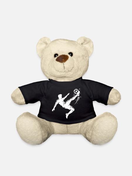 Fallrückzieher Fussball Silhouette - Teddy - Schwarz