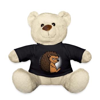 Igel Igelliebhaber Igelbesitzer Igelhalter Stachel - Teddy - Schwarz - Vorne