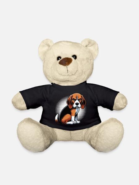 Beagle Beaglebesitzer Beaglehalter beaglehund - Teddy - Schwarz