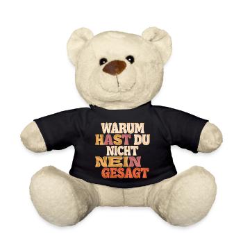 Warum Hast Du Nicht Nein Gesagt Groovy - Teddy - Schwarz - Vorne