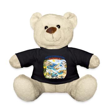 Mittelmeer-Sommer-Mosaik - Teddy - Schwarz - Vorne