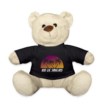 Rio de Janeiro - Teddy Bear - black - Front
