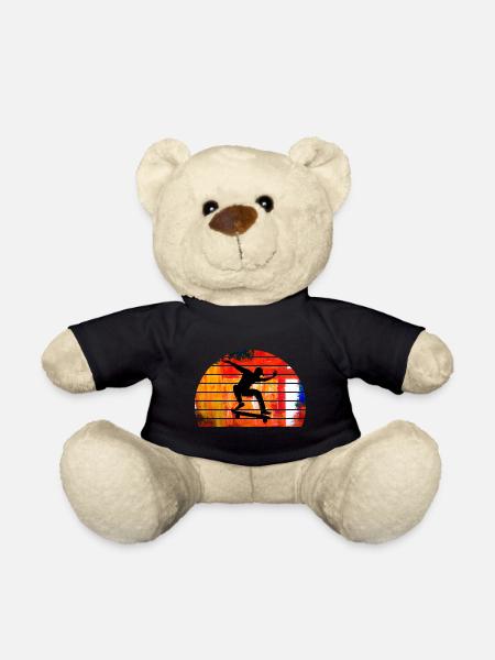 Skateboard - Teddy - Schwarz