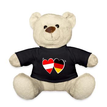 Austrian German Love - Teddy Bear - black - Front