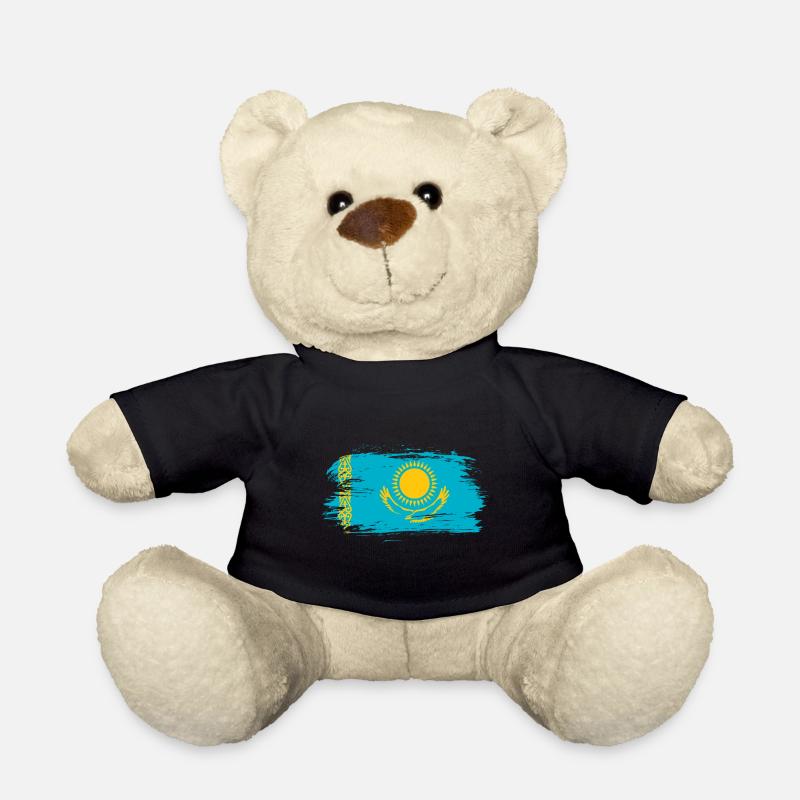 Kasachstan Flagge - Teddy - Schwarz