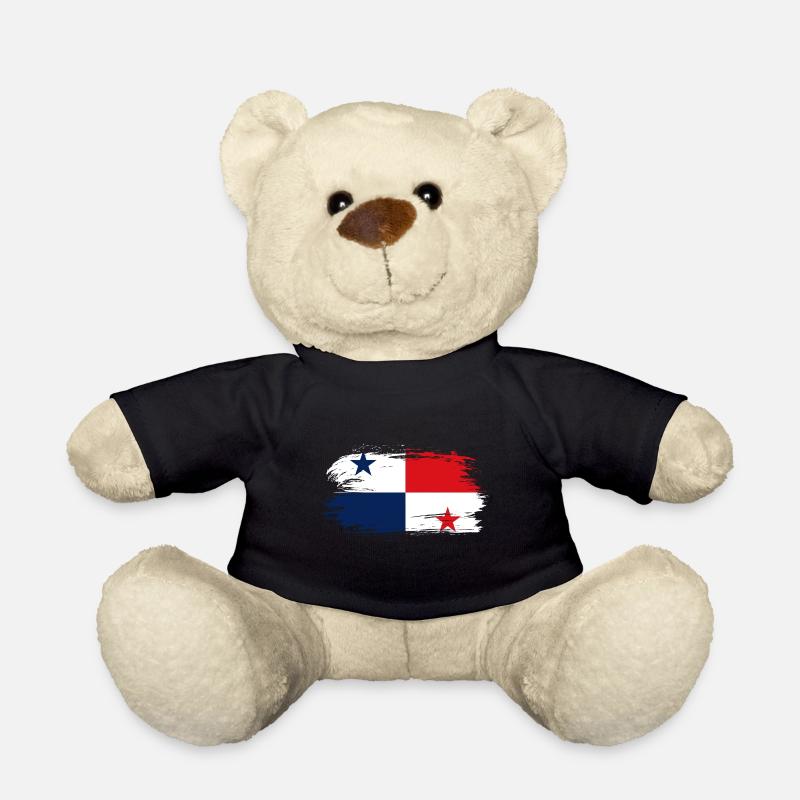 Panama Flagge - Teddy - Schwarz