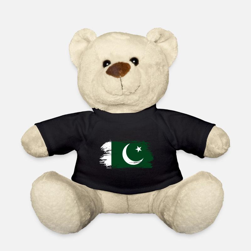 Drapeau pakistanais - Nounours - noir