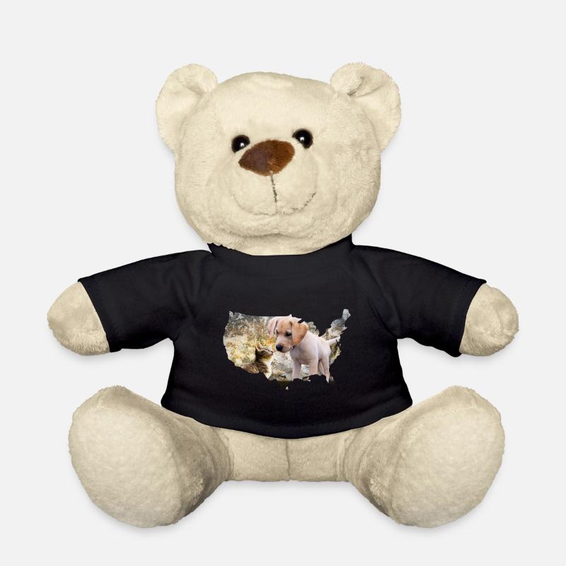 Hund Katze Welpen - Teddy - Schwarz