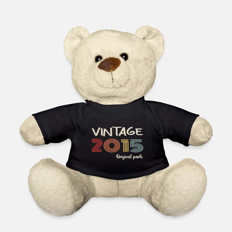 Millésime original 2015 | Cadeau d’anniversaire 2015 - Nounours - noir