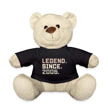 Les légendes sont nées en 2005 Idées cadeaux 2005 - Nounours - noir - Devant