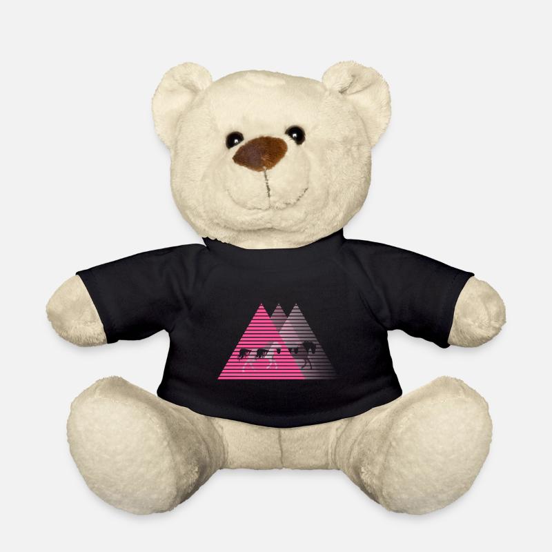 horse riding - Teddy Bear - black