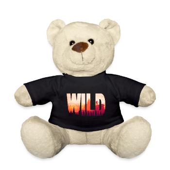 WILD - Teddy Bear - black - Front