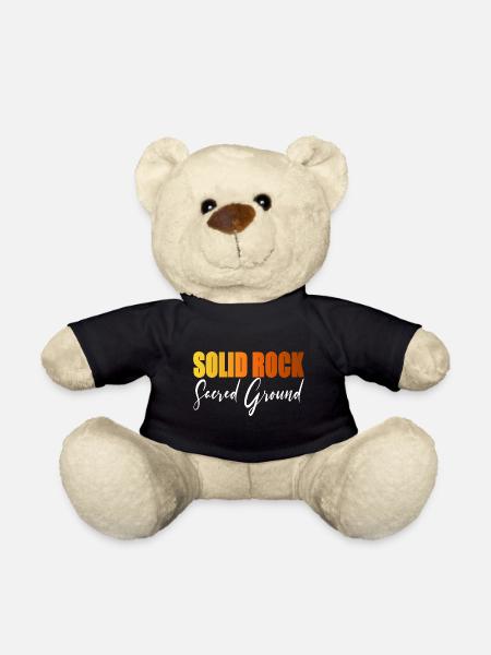 SOLID ROCK Sacred Ground - Teddy - Schwarz