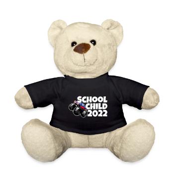 Schulkind 2022 Monstertruck - Schulanfang - Teddy - Schwarz - Vorne