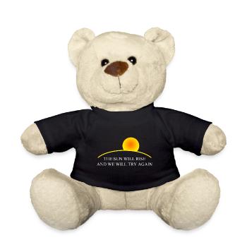 Sun Quote T-Shirt - Nounours - noir - Devant