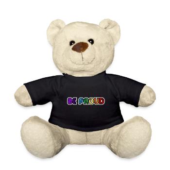 Be proud - Nounours - noir - Devant