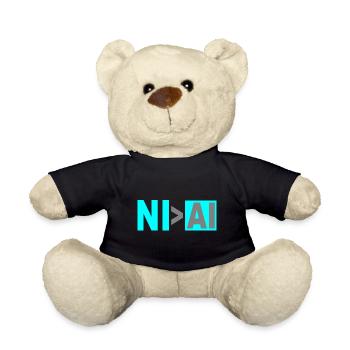 NI > AI - Teddy Bear - black - Front