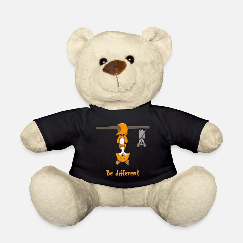 Fuchs Fledermäuse Be Different Tierliebhaber - Teddy - Schwarz