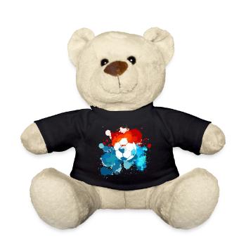 Football Colors. Gift! - Teddy Bear - black - Front
