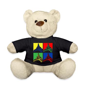 tour Eiffel - Nounours - noir - Devant