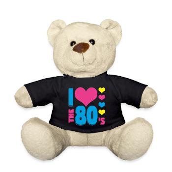 80er - Teddy - Schwarz - Vorne