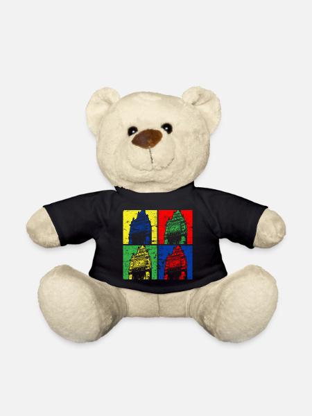 Vintage Big Ben - Teddy Bear - black