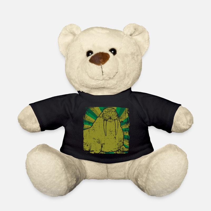 Animal welfare walrus seal - Teddy Bear - black