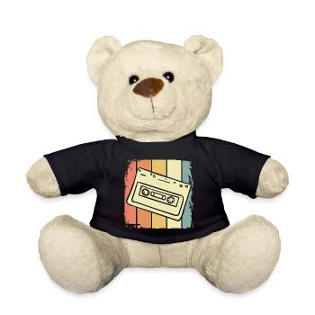 Kassette 90er Jahre Musik - Teddy - Schwarz - Vorne