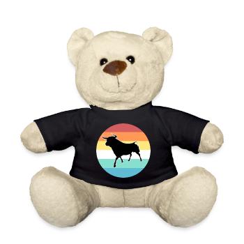 Stier - Teddy - Schwarz - Vorne