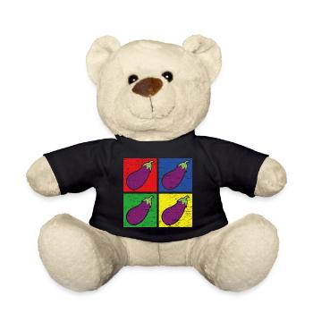 Aubergine - Nounours - noir - Devant