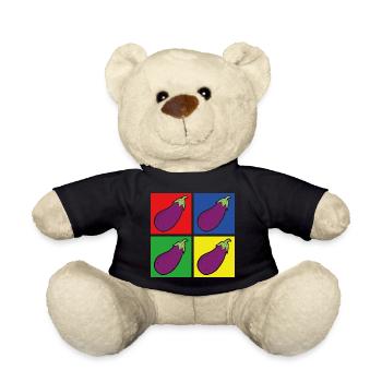 Aubergine - Nounours - noir - Devant