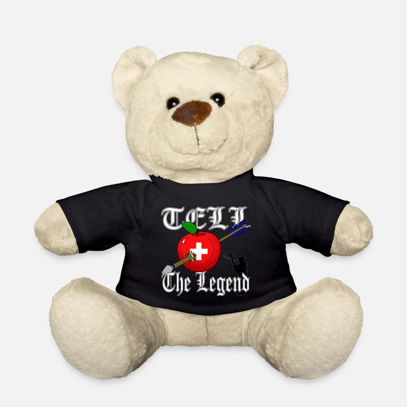 William Tell Apple - Teddy Bear - black