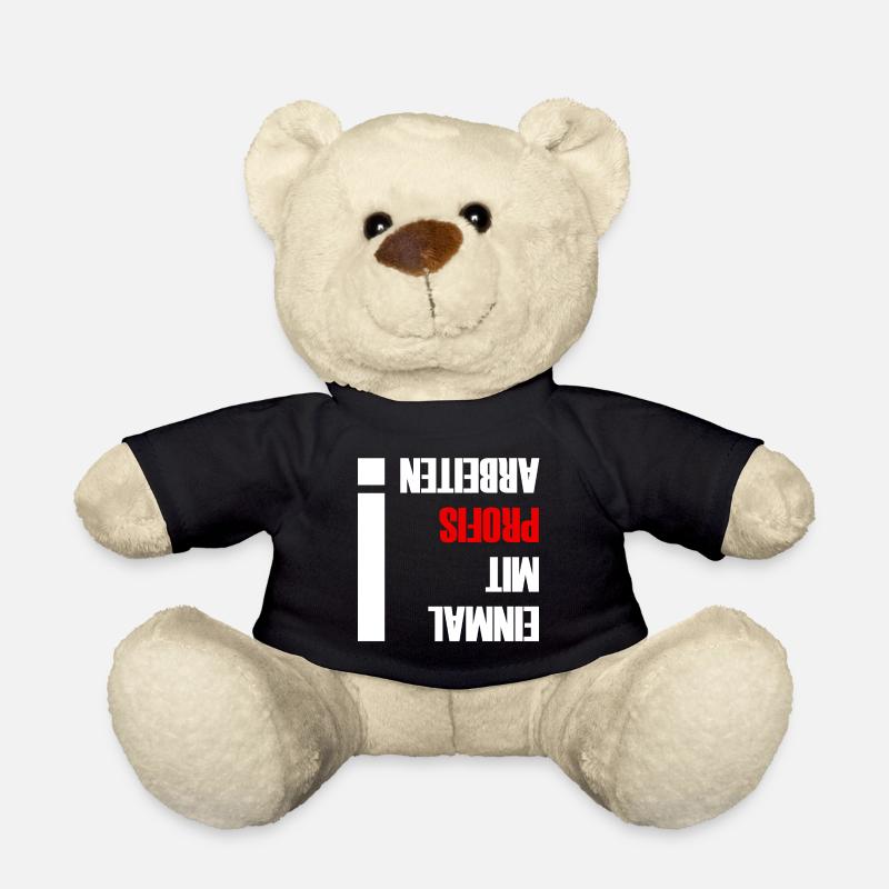 einmal mit profis arbeiten - Teddy - Schwarz