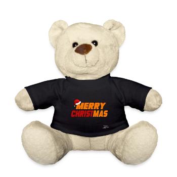 Christmas Christmas Christmas Christmas X-Mas - Teddy Bear - black - Front