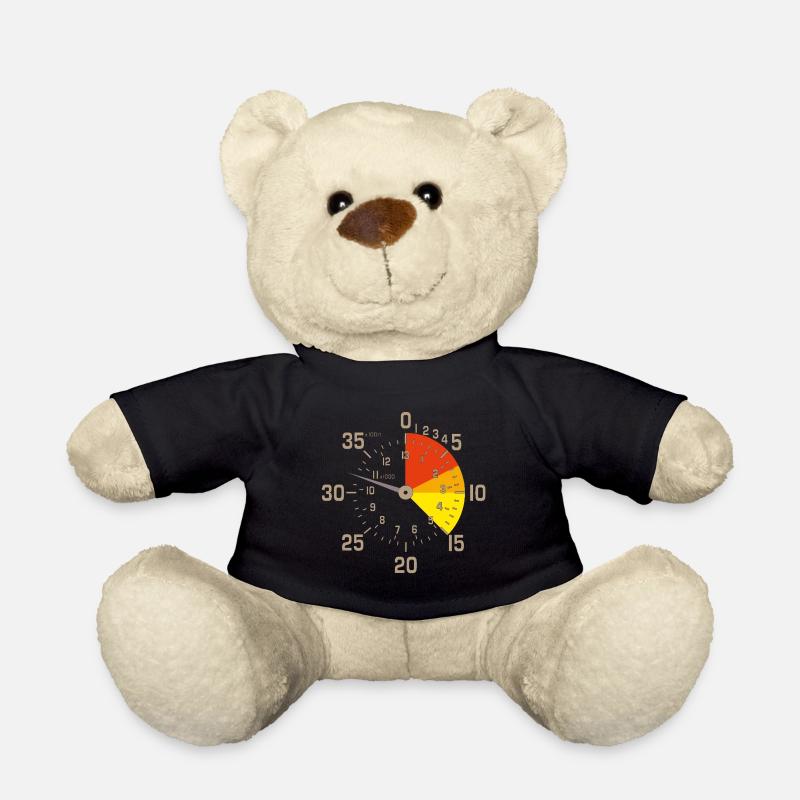 Skydive Höhenmesser-Fallschirmspringer - Teddy - Schwarz