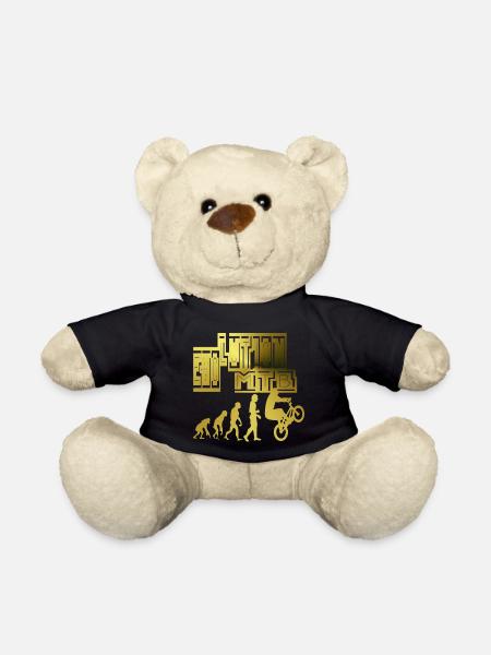 Evolution MTB, mountain bike, trial bike rider - Teddy Bear - black